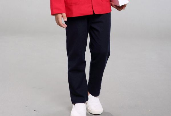 

black/blue/red spring&autumn boys&girls kids pure cotton martial arts pants tang suitkung fu tai chi trousers, Black;red