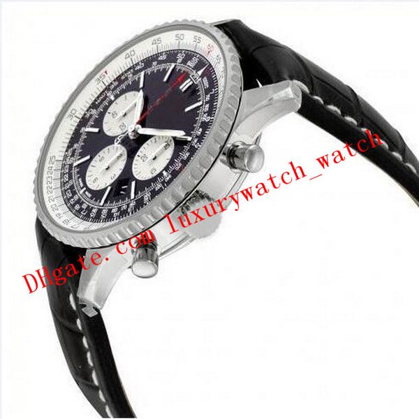 Outros relógios Relógio de luxo Top Quality Sapphire AB0120 Cronógrafo Automático Movimento Mecânico 7750 Relógio de Pulso Masculino Couro Preto Dial Dress Watch