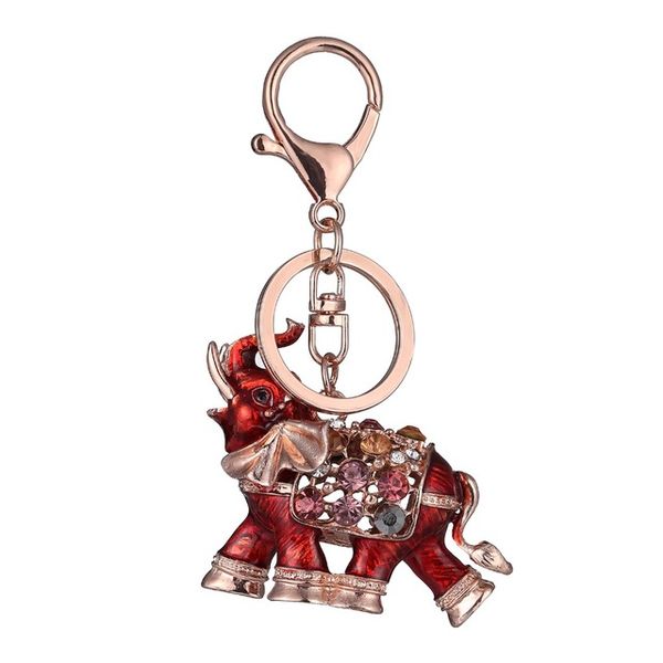 

Alloy Jungle Animal Elephant Key Chain Key Ring For Women Bag Handbag Charm Jewelry Keychain Girl Accessories