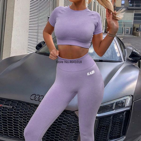 

fashion active wear tracksuits women 2pices set letter print skinny legging sportswear sports suit mujer 2020new, White