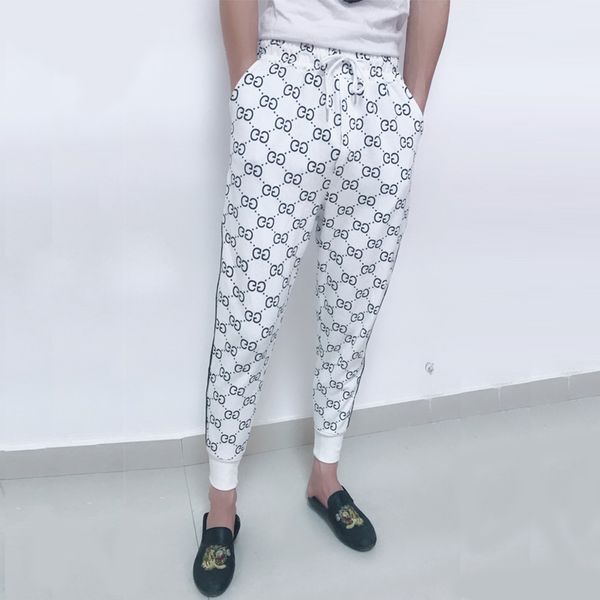 

2019 new fa hion track pant men jogger ca ual harem weatpant outdoor port pant letter printing men 039 clothing ize 3xl