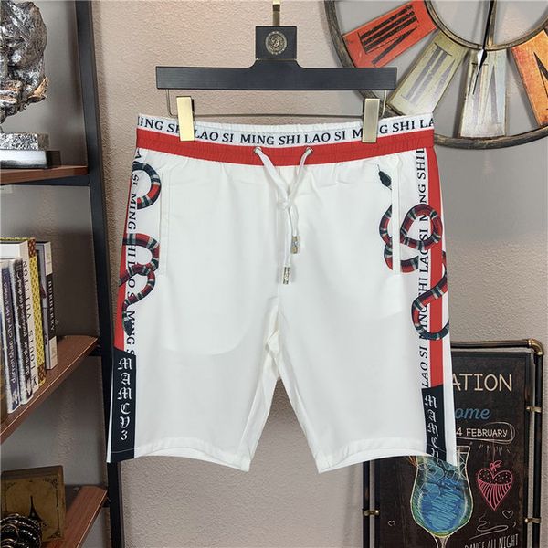 

high designerr swim shorts joggers pants for men fashion brand logo summer pleasantly cool casual mens beach shorts, White;black