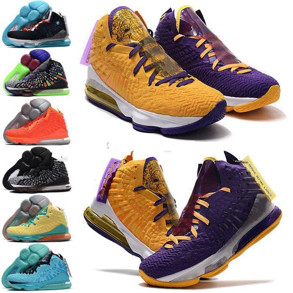 

2020 новый высокое качество пепел дух леброн 17 баскетбол на открытом воздухе обувь прибытия кроссовки 17s 17s mens king спортивная обувь, Black