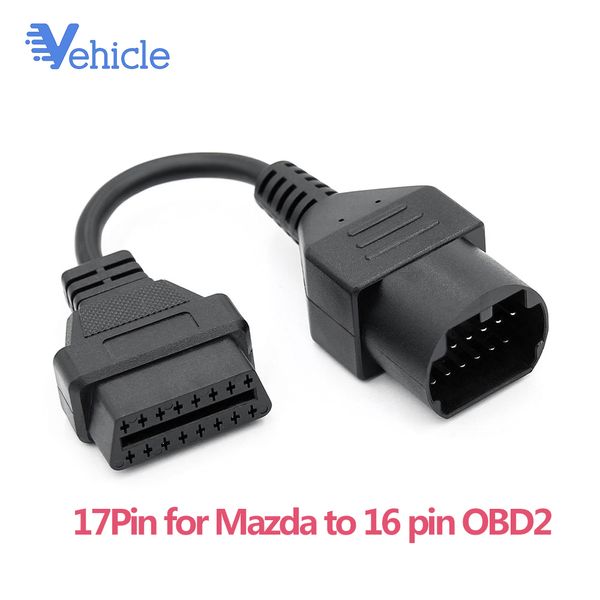 

car extension cable17pin for to 16 pin obd2 connect compatible diagnostic tools for ar diagnostic auto scanner tool