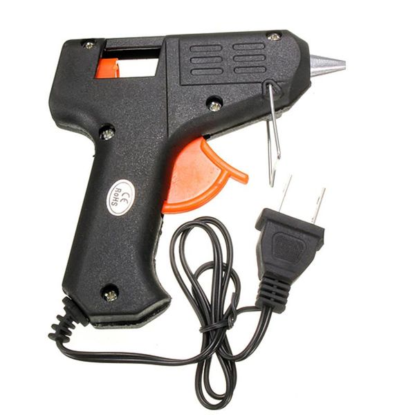 20W 110v-240v 7мм Клей Палочки Электрическое отопление Hot Melt Glue Gun Палочки Trigger Art Craft Repair Tool США Штекер Электрический инструмент
