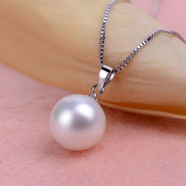 

long pearl pendant silver necklace luxury pearl fashion women bohemian necklace pendant 10cm ball ladies jewelry 200pcs y5522