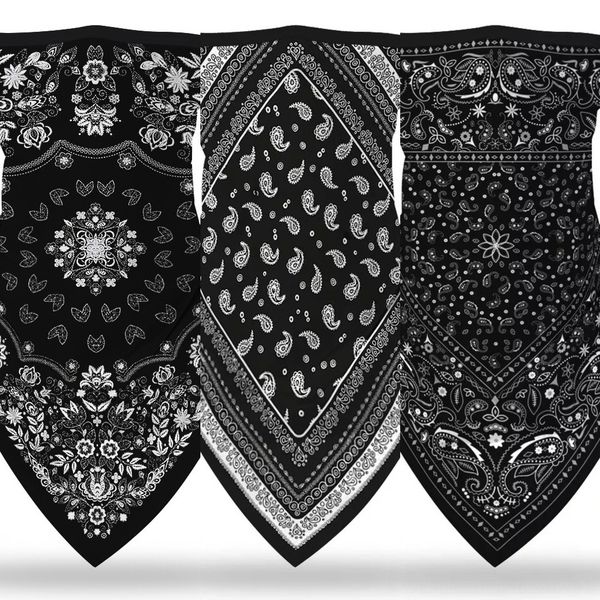 

wxog4 scarf neck mask women tube head bandana headband guard scarf bandana face headband for cover men boys girls, Black