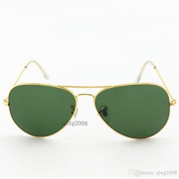 

men women sunglasses txrppr driving sun glasses gold metal frame green uv400 58mm lens come brown boxdr3573, White;black