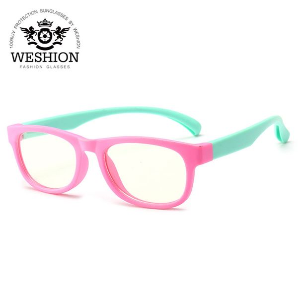 

blue light kids glasses boy girl optical square frame children prescription transparent computer filter eyeglasses uv400 2019, White;black