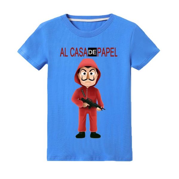 

girls kids 2020 teenage girls baby brand cotton 12 years little girl birthday tee boys white summer kid t-shirt, Blue