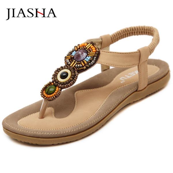 

casual shoes woman flats sandals 2020 new bohemia ethnic beach sandals women summer shoes clip toe comfortable ladies, Black