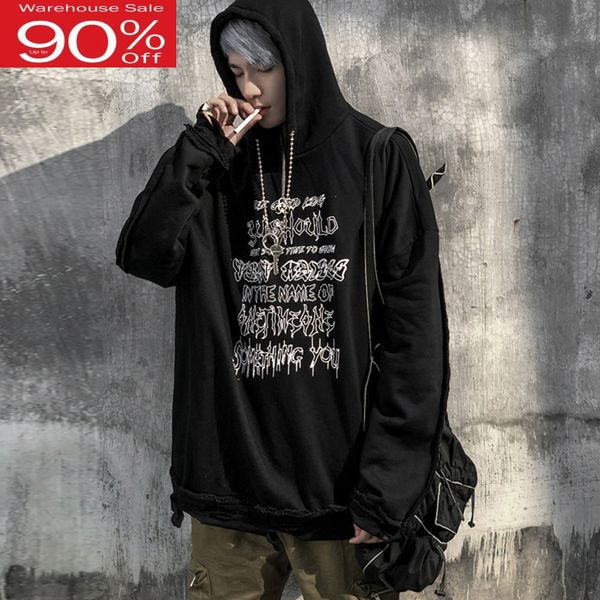 

men sweatshirts with a hood 2020 new trend spring and autumn loose male hoodies teenager boys coat korean style black brown h76