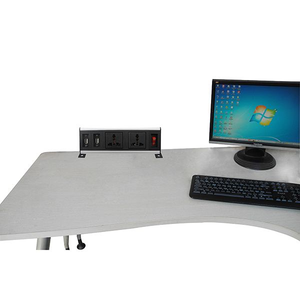 

2019 l wall junction box multifunction desksocket deskinformation box multimedia socket usb vga audio socket