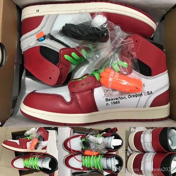 

1 og basketball shoes mens chicago red 1s sneakers off women designer shoes unc powder blue white trainers luxury sport shoes 36-47.5