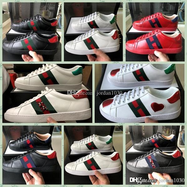 

guace1 2019 luxury designer men women sneaker casual shoes low italy brand ace bee stripes shoes walking sports trainers chaussures pour