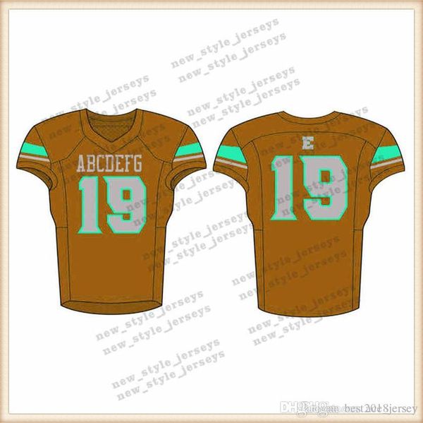 

126men 2019 youth football jerseys army green wine red embroidery logos stitched custom any name any number jerseys, Black;red