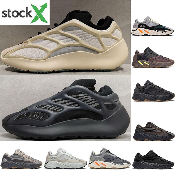 

with sock 2020 new 700 running shoes men women carbon teal blue reflective wave runner inertia analog magnet static sports sneakers