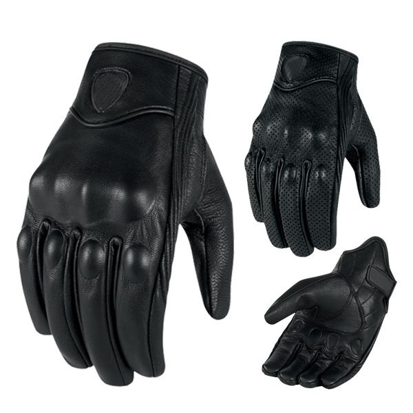 

i rw) gloves knight cross-country motorcycle mountain outdoor leather wear-resistant non-slip equipment breathable long finger gloves