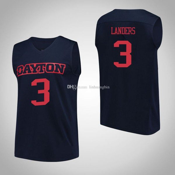 

trey landers men's dayton flyers davis ryan mikesell camron greer xeyrius williams red black stitched college basketball jersey