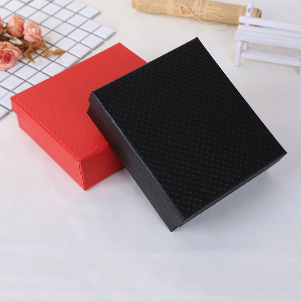 

[ddisplay]17.5*15.5*5.5cm diamond pattern jewelry set box birthday gift case bracelet jewelry storage box pendant jewelry box for girl, Black;white