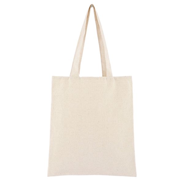 

shopping tote bag large capacity washable eco freindly multipurpose natural soft school cotton blend solid reusable storage