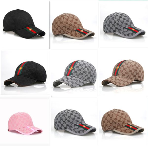 

brand mens womens snapbacks baseball caps plaid animal embroidery, Black;white