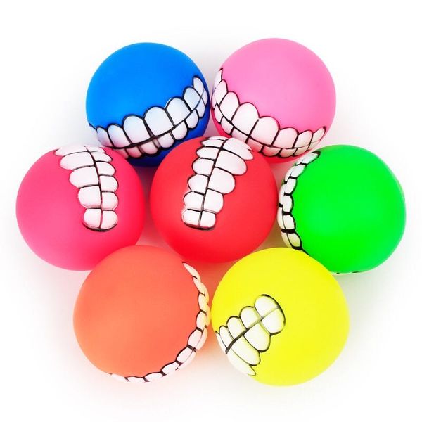 

funny pet toy puppies cat spherical teeth chew toy funny sounding silicon silicon dog toy dhl ing