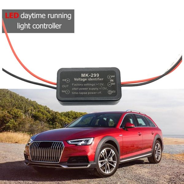 

auto car led daytime running light relay harness dimmer on/off 12v fog light controller