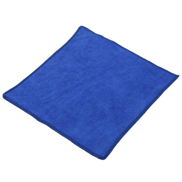 

10pcs large microfibre cleaning car detailing soft cloths wash wipe towel blue