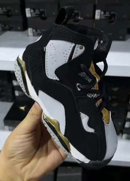 

С коробкой дети 7s 7 баскетбольная обувь для мальчиков спортивные девушки удобные