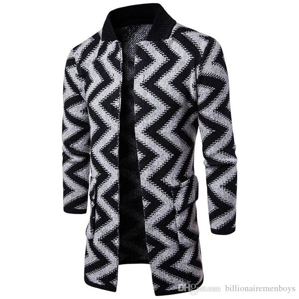 

raised grain panelled mens sweaters fashion single breasted big pockets mens sweaters casual males clothing, White;black