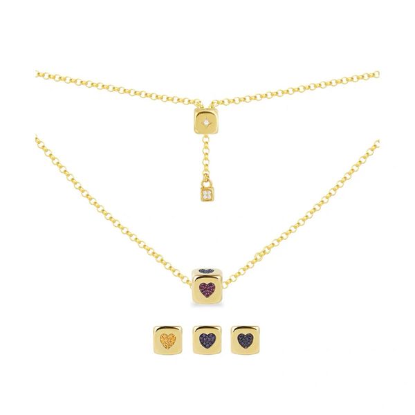 

original 925 sterling silver necklace for women a monaco pm letter shape brand design fashion luxury diy jewelry