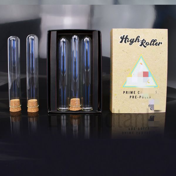

wholesale Empty PreRoll Container preroll cone tube food grade glass materials for wholesale vaporizer pen cartridge wax dry herb