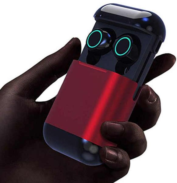 

true wireless earbuds 5.0 bluetooth headphones in-ear tws stereo earphones with microphone binaural calls,hi-fi sound, one-step pairing