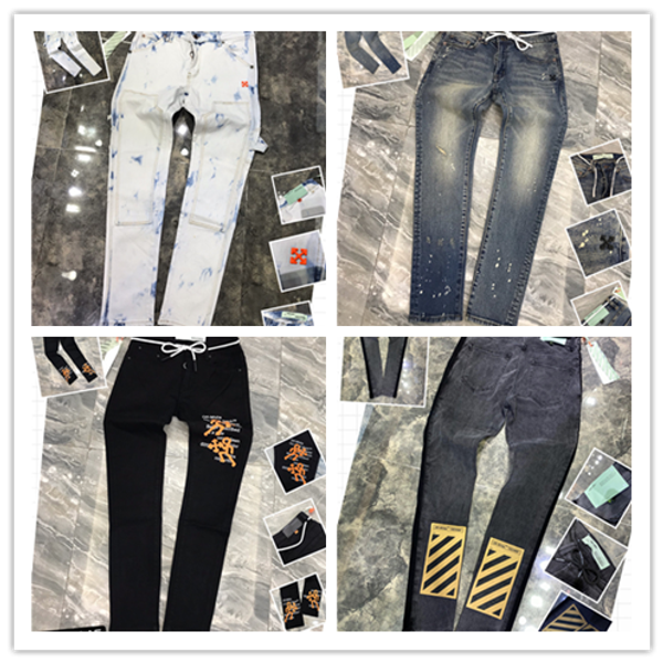 

2020 new fashion men torn jeans jumpsuit street faux old hole denim bib overalls new fashion men's belt pants size 29-40 #p4, Gray