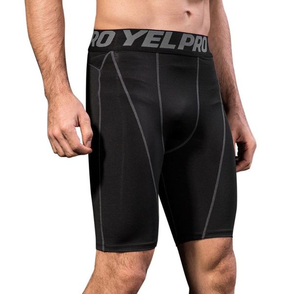 

3 pack men compression shorts active workout underwear running shorts training exercise quick dry riding fitness basketball, Black;blue