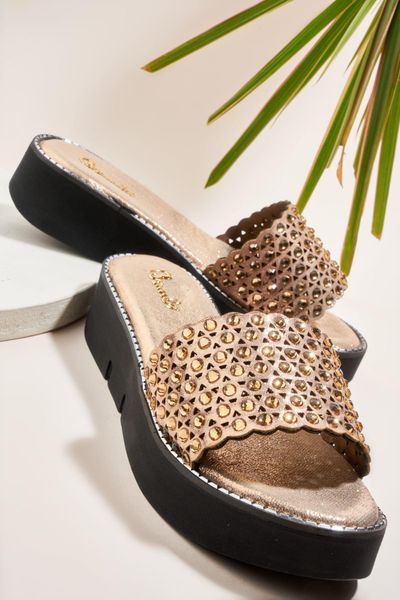 

bambi rose women 's slippers h0635075036, Black