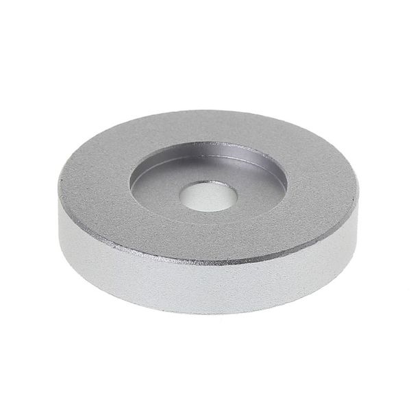 

record turntable adapter 45 rpm aluminum silver for 7