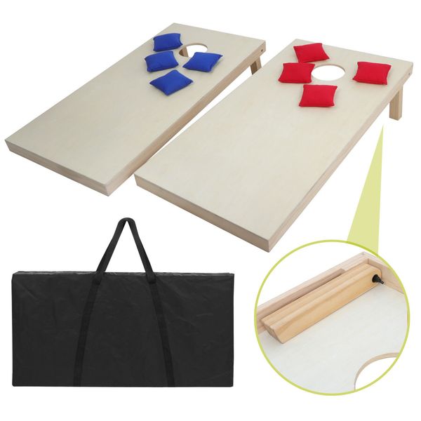 

неполное solid wood bean bag бросьте cornhole board game set размер 4х2