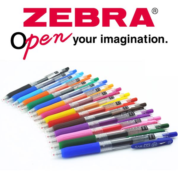 

10pcs japan zebra sarasa clip jj15 gel pen 0.5mm color gel pen