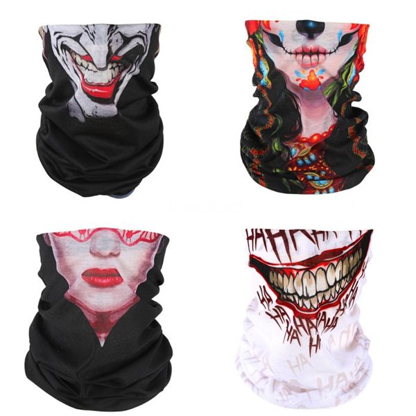 

3d flag seamless magic skull scarf outdoor neck face mask sport fishing cycling hunting hiking bandana tube skull scarf party masks o #71#44, Blue;black