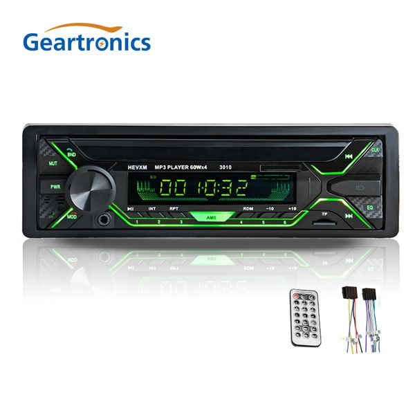 

1 din car radio stereo fm player usb iso bluetooth phone aux-in mp3 usb remote control 12v colorful touch lights auto car audio