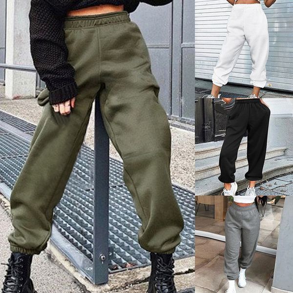 

high waist sweatpants wide leg harajuku joggers summer women trousers plus size pants streetwear korean casual pant femme, Black;blue