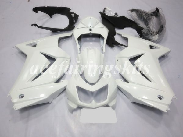 

4 gifts injection mold new abs motorcycle full fairings set fit for kawasaki ninja250r ex250 zx250r 250 2008 - 2014 body set white bright