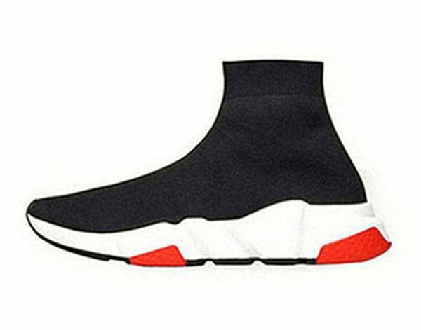

2019 new arrivlas paris speed trainer off red triple black flat original luxury designer mens womens sneakers black white casual shoes a43