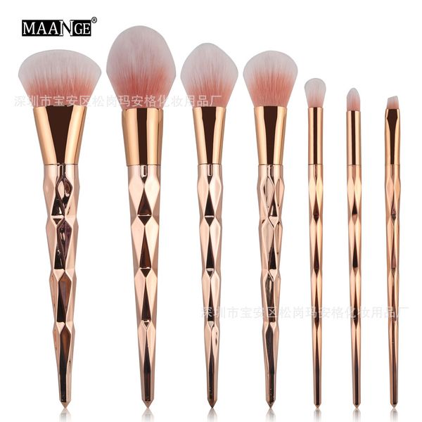 

7pcs diamond makeup brushes set powder foundation eye shadow blush blending cosmetics beauty make up brush tool kits