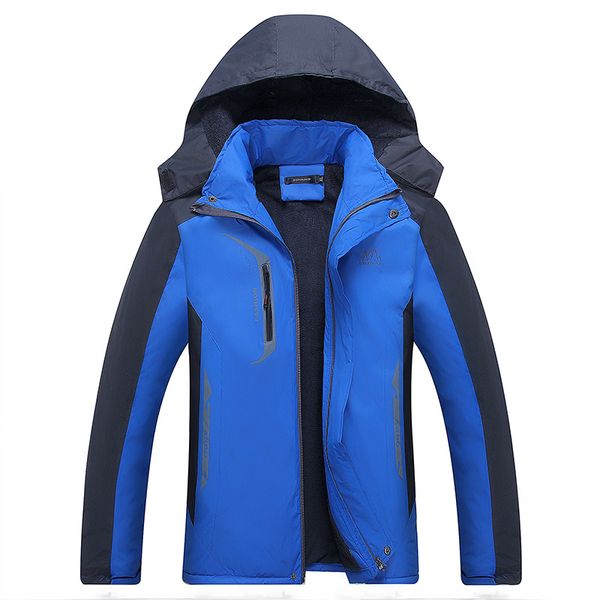 

men's down & parkas 2021 winter jacket waterproof hooded and women's solid color casual 4xl clothing dd6mf, Black