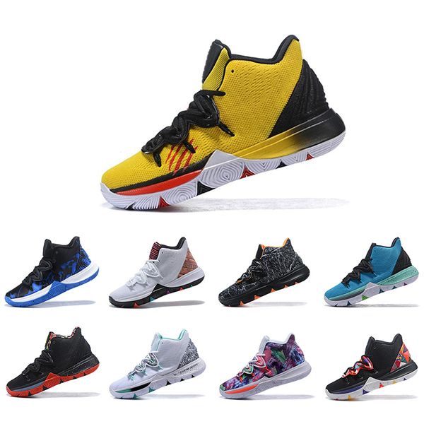 

Hot Sale Irving Limited 5 Men Basketball Shoes 5s Black Magic for Kyrie Chaussures de basket ball Mens Trainers Designer Sneakers US 7-12