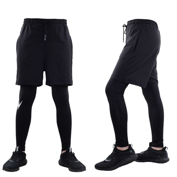 

mens tight short comprs pan spor runn tigh basketba tigh trousers pants bodybuilding joggers jogging skinny black leggings trousers, Black;blue