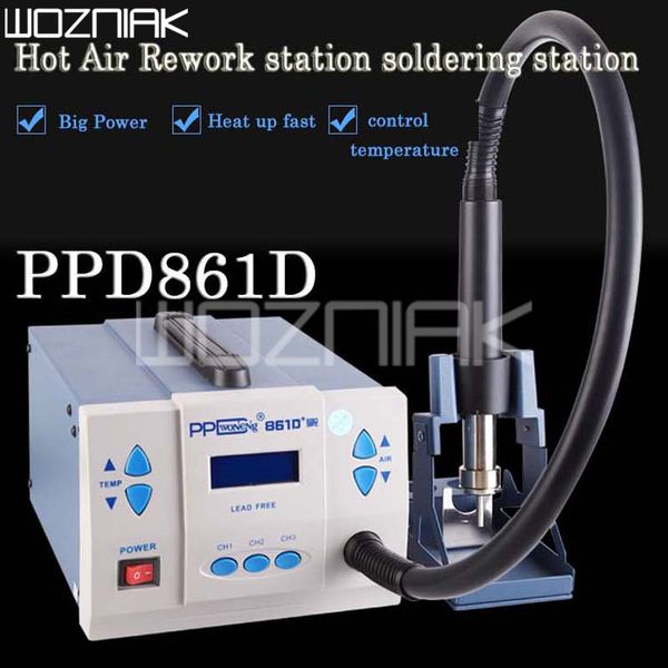 

1000w ppd 861d plus air rework station lcd display digital rework station for mobile phone motherboard repair